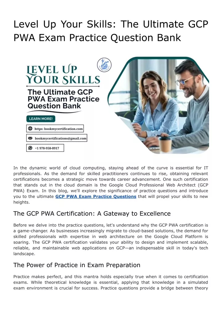 level up your skills the ultimate gcp pwa exam