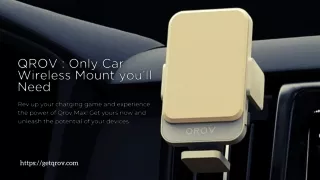 Universal Car Mount And Wireless Charger