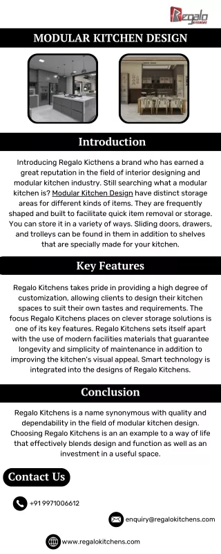 modular kitchen design