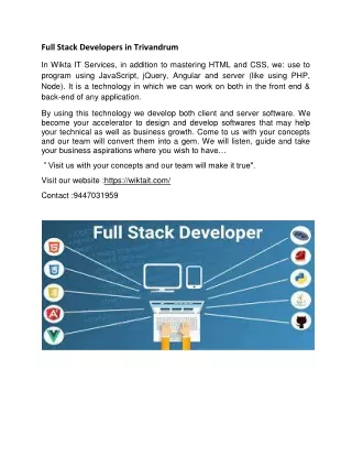 Full Stack Developers