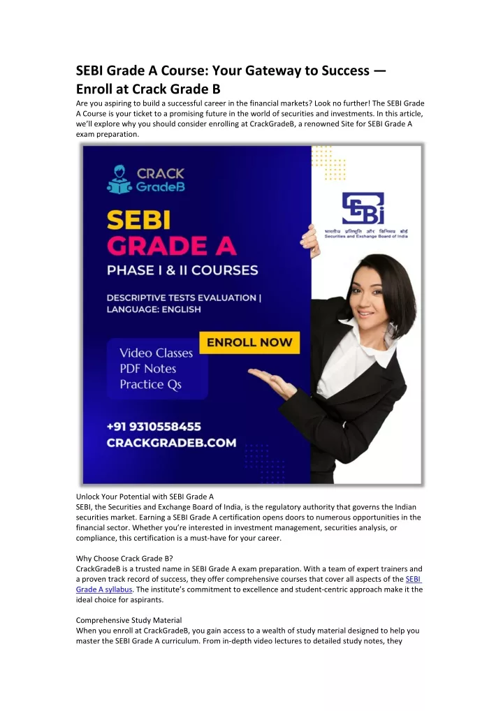 ppt-sebi-grade-a-course-your-gateway-to-success-enroll-at-crack