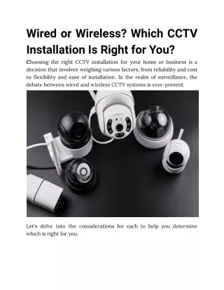 Wired or Wireless_ Which CCTV Installation Is Right for You_