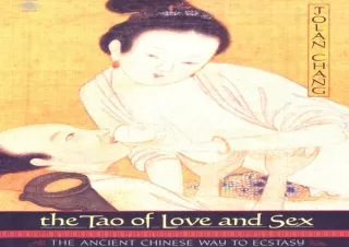[PDF Read❤️ ONLINE] The Tao of Love and Sex