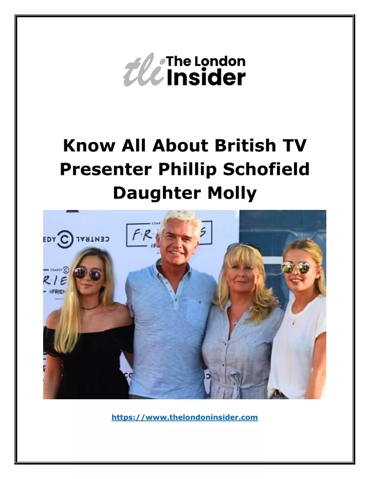 know all about british tv presenter phillip