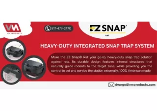 HEAVY-DUTY INTEGRATED _SNAP TRAP SYSTEM