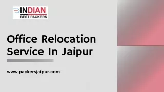 Efficient Relocations in Rajasthan Packers and Movers Services in Jaipur