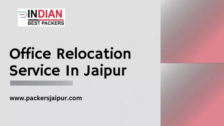 office relocation service in jaipur