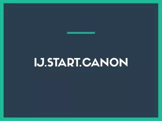 ij.start.canon