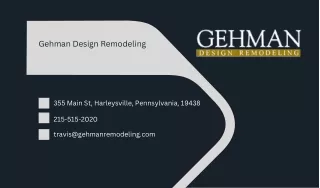 Gehman Design Remodeling