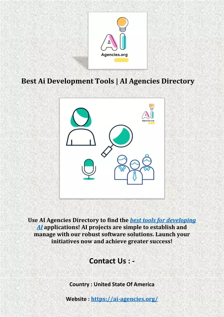 best ai development tools ai agencies directory