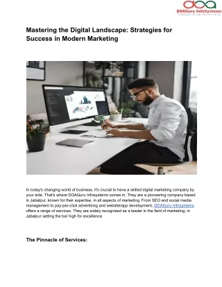 Mastering the Digital Landscape_ Strategies for Success in Modern Marketing