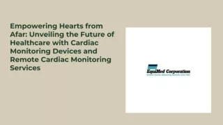 Empowering Hearts from Afar Unveiling the Future of Healthcare with Cardiac Monitoring Devices and Remote Cardiac Monito