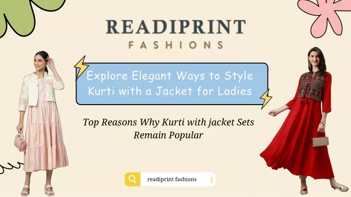 explore elegant ways to style kurti with a jacket