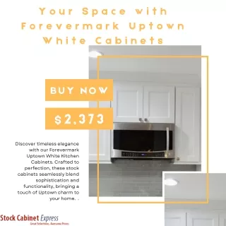 Your Space with Forevermark Uptown White Cabinets