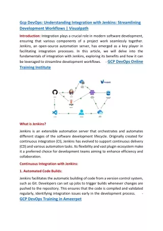 gcp devops understanding integration with jenkins