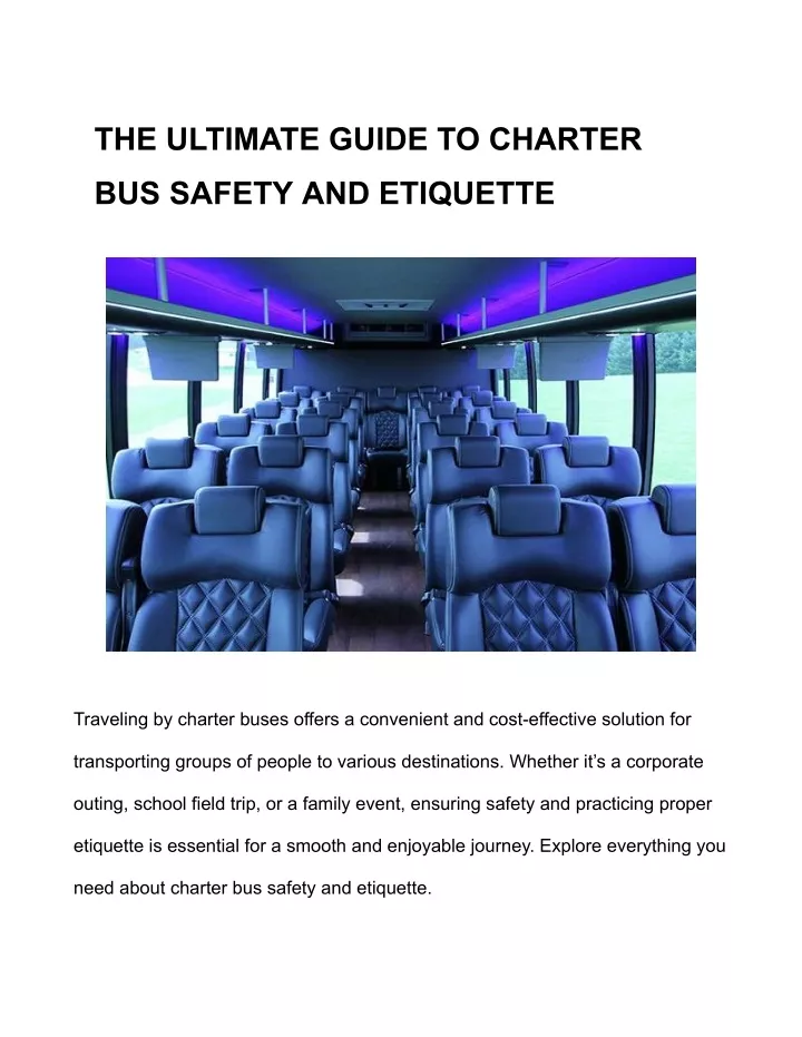 the ultimate guide to charter