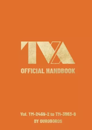⚡PDF_ TVA Official Notebook: by Ouroboros