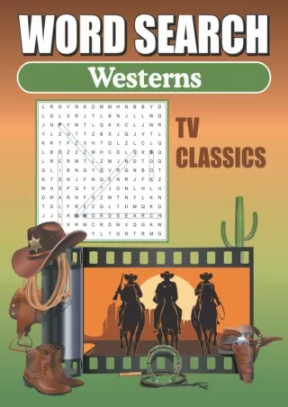 ✔Download⭐ Book [⚡PDF] TV Westerns Word Search: Word Find Puzzle Book For Adults