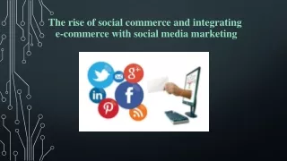 The Rise of Social Commerce and Integrating ppt ADZNetwork Media[1]