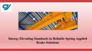 intorq elevating standards in reliable spring