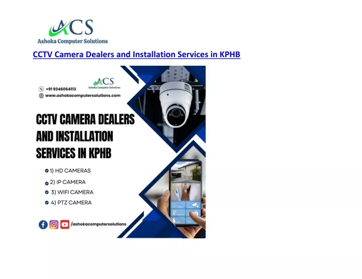 cctv camera dealers and installation services