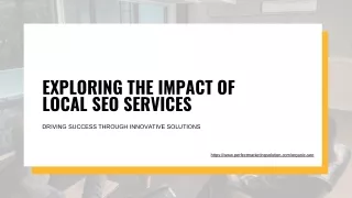 Exploring the Impact of Local SEO Services