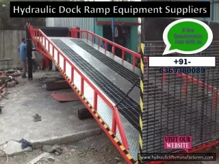 Dock Ramp Manufacturers,Movable Dock Ramp,Hydraulic Loading Dock Ramp,Hydraulic Ramp Chennai