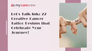 Let's Talk Ink 22 Creative Cancer Tattoo Designs that Celebrate Your Journey!