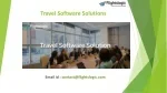 Travel Software Solutions - slide 1