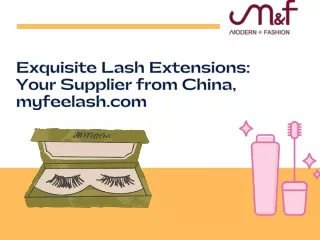 Exquisite Lash Extensions Your Supplier from China, myfeelash.com