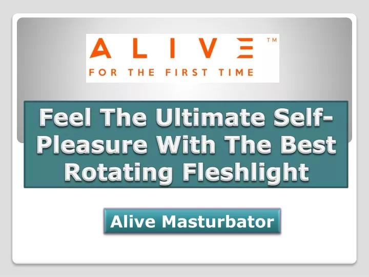 feel the ultimate self pleasure with the best