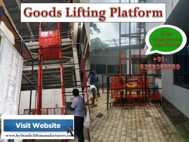 goods lifting platform
