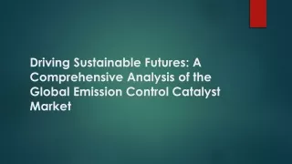 Emission Control Catalyst Market