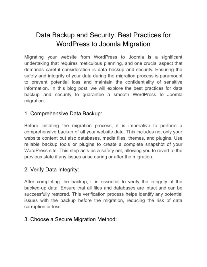 data backup and security best practices