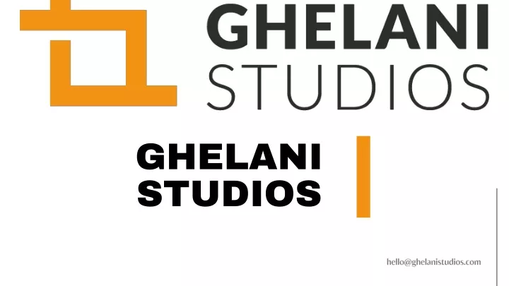 ghelani studios