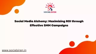 Social Media Alchemy: Maximizing ROI through Effective SMM Campaigns