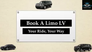 Luxurious Limo Service In Las Vegas