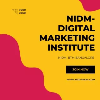 NIDM- Bangalore Digital Marketing Institute Courses