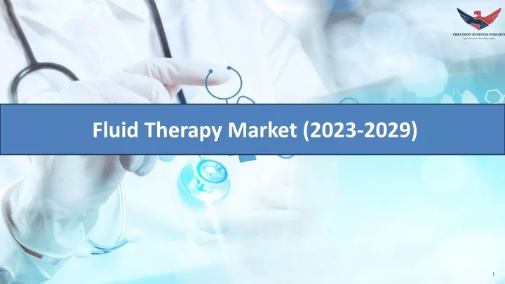fluid therapy market 2023 2029