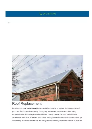 Roof Replacement