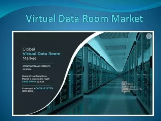 Virtual Data Room Market to reach USD 3.63 Billion by 26