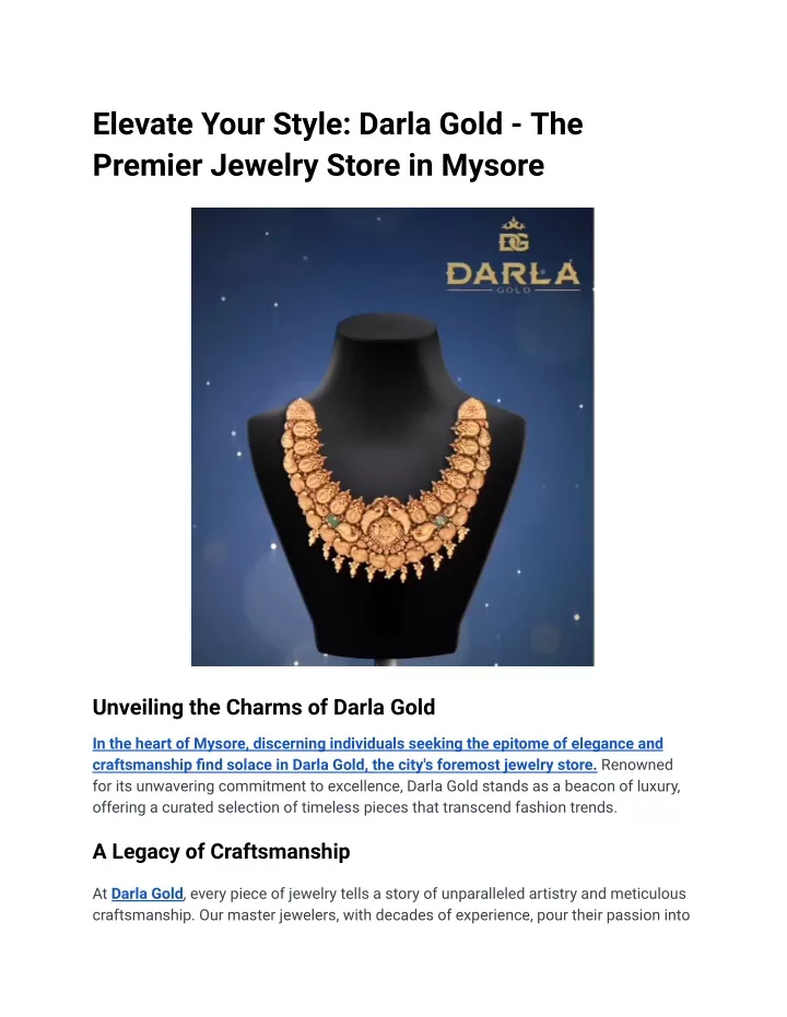 elevate your style darla gold the premier jewelry