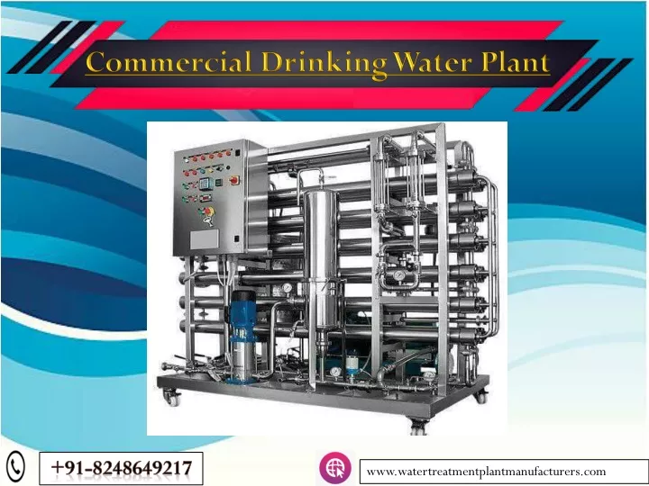 commercial drinking water plant