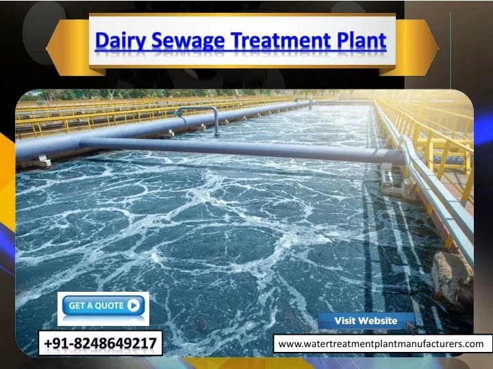 dairy sewage treatment plant