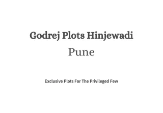 godrej plots hinjewadi pune