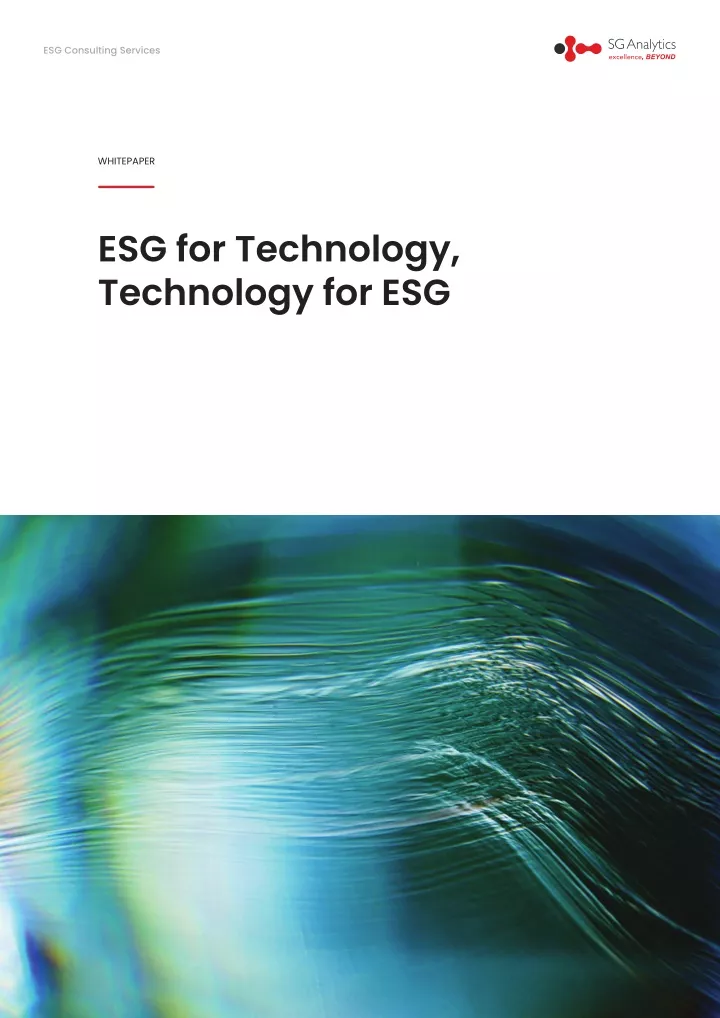 esg consulting services