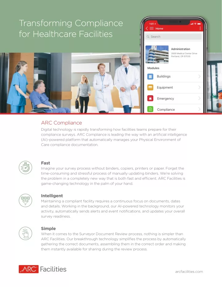 transforming compliance for healthcare facilities