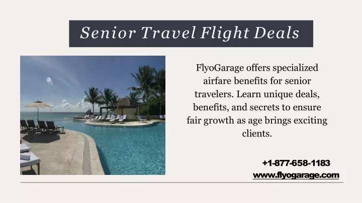 senior travel flight deals