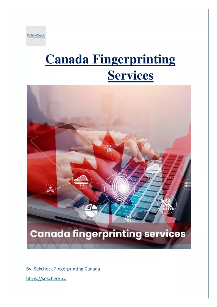 canada fingerprinting services