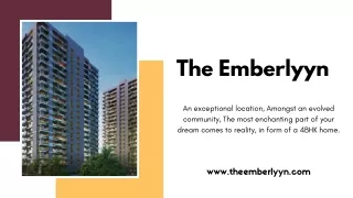 The Emberlynn  Experience the pinnacle of luxury living in Ahmedabad